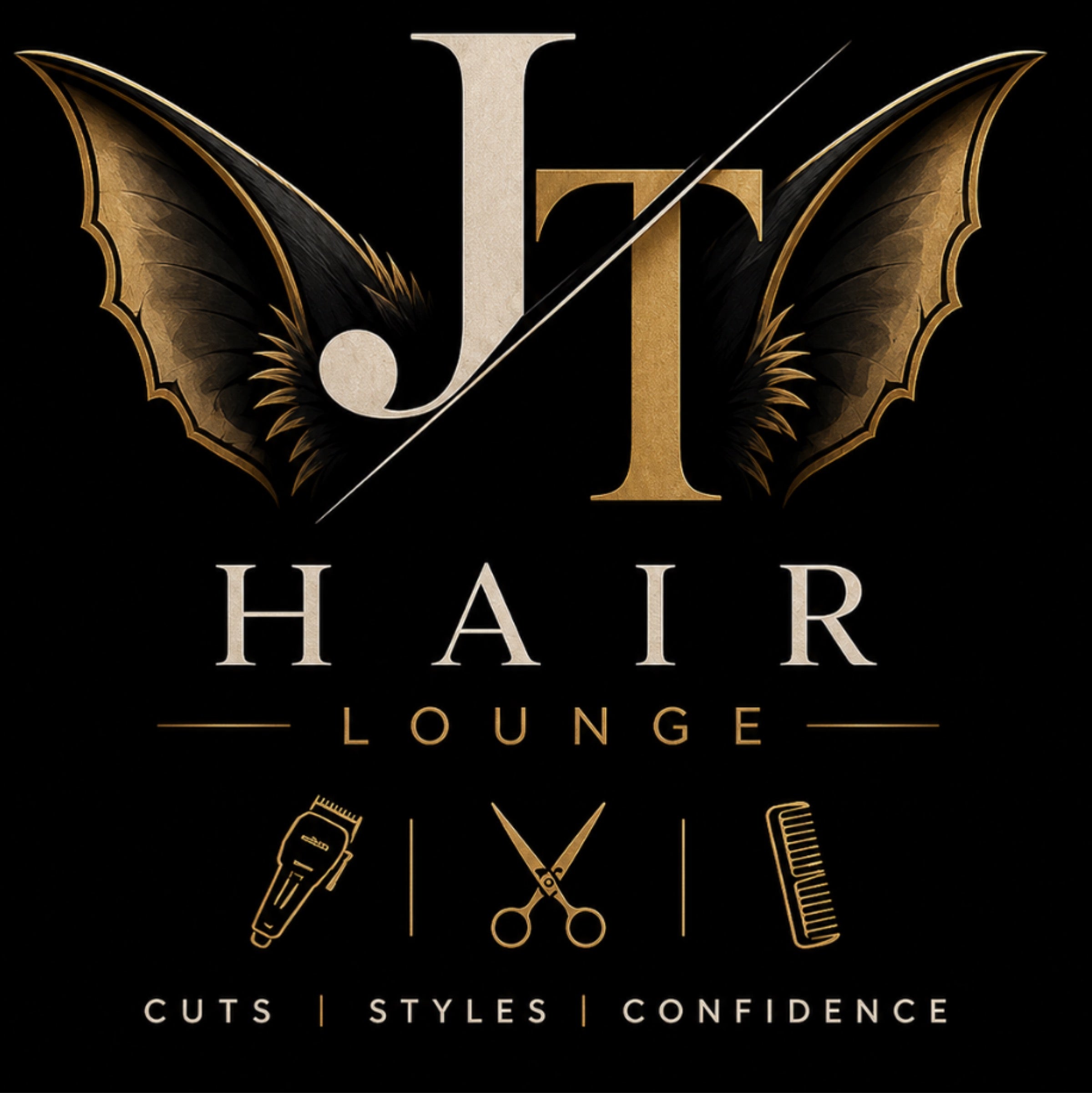 JT Hair Lounge logo